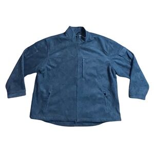 Duluth‎ Trading Co Mens Fleece Jacket Full Zip Navy Blue Size 3XL